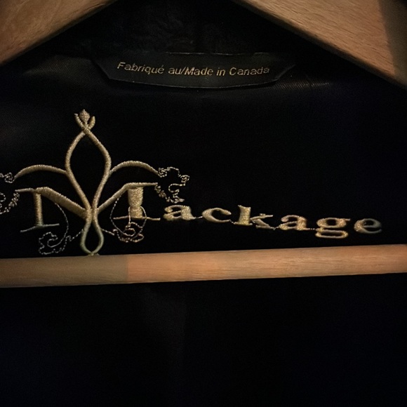 Mackage wool coat with leather belt - Picture 2 of 5